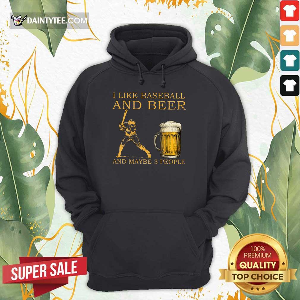 I Like Baseball And Beer Shirt