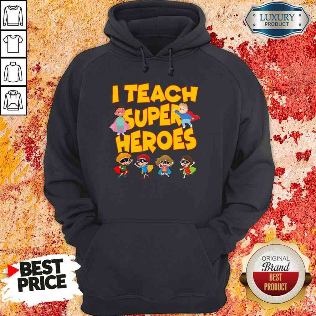 I teach superheroes chibi teacher day shirt
