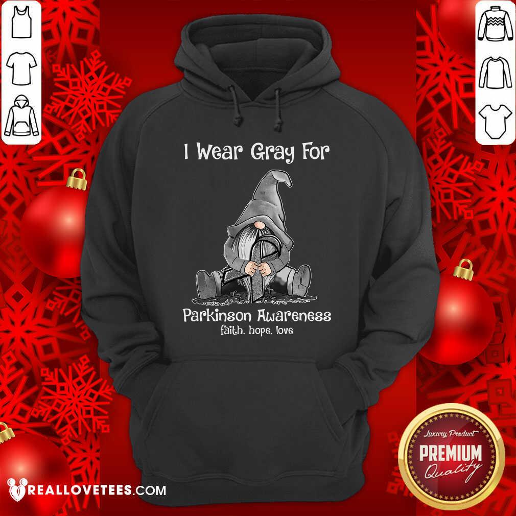 I Wear Gray For Parkinson Awareness Shirt