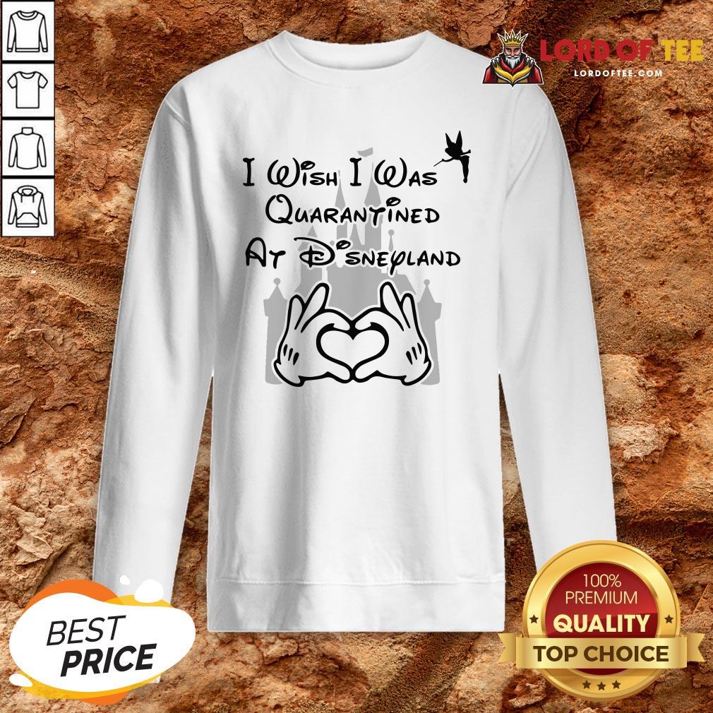I Wish I Was Quarantined At Disneyland Shirt