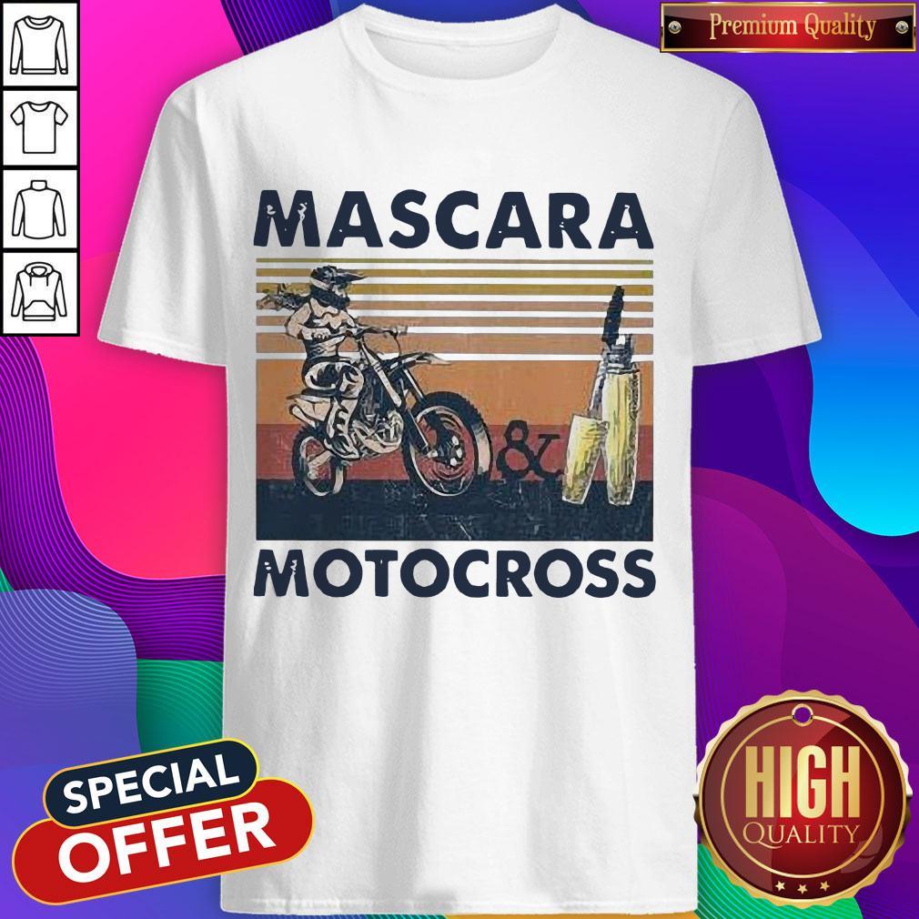 Mascara And Motocross Vintage Shirt