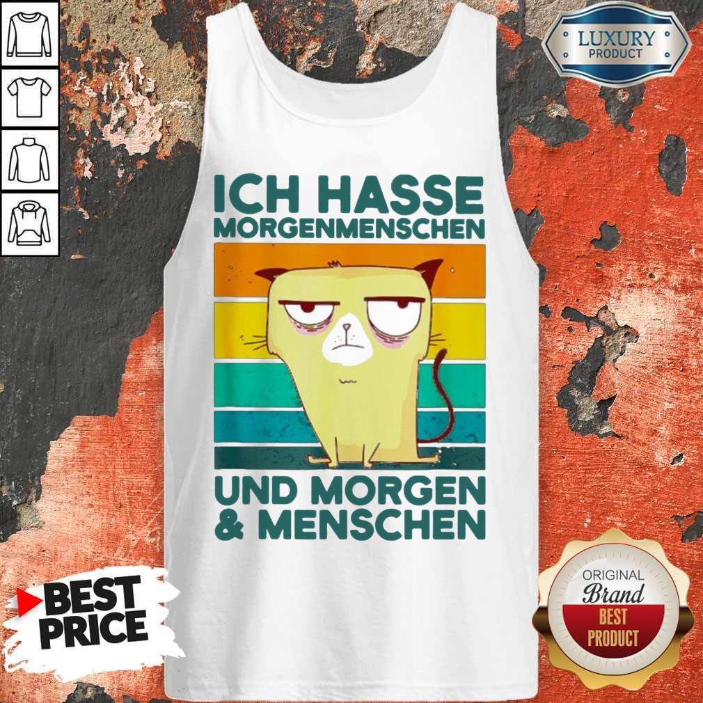 ICH Hasse Morgenmenschen Und Morgen And Menschen Vintage Shirt