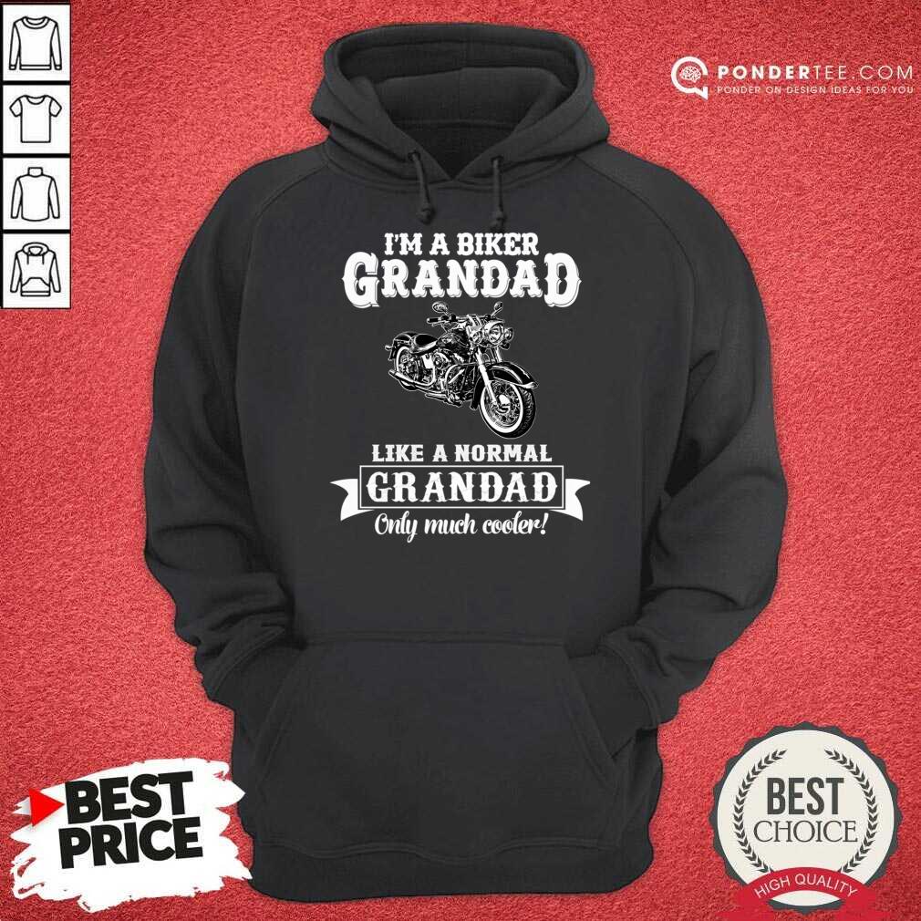 I'm A Biker Grandad Like A Normal Grandad Only Much Cooler Shirt