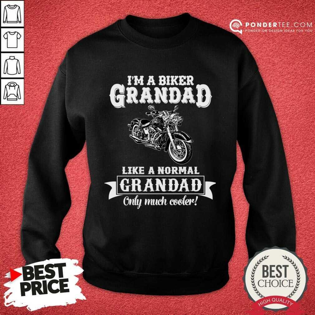 I'm A Biker Grandad Like A Normal Grandad Only Much Cooler Shirt