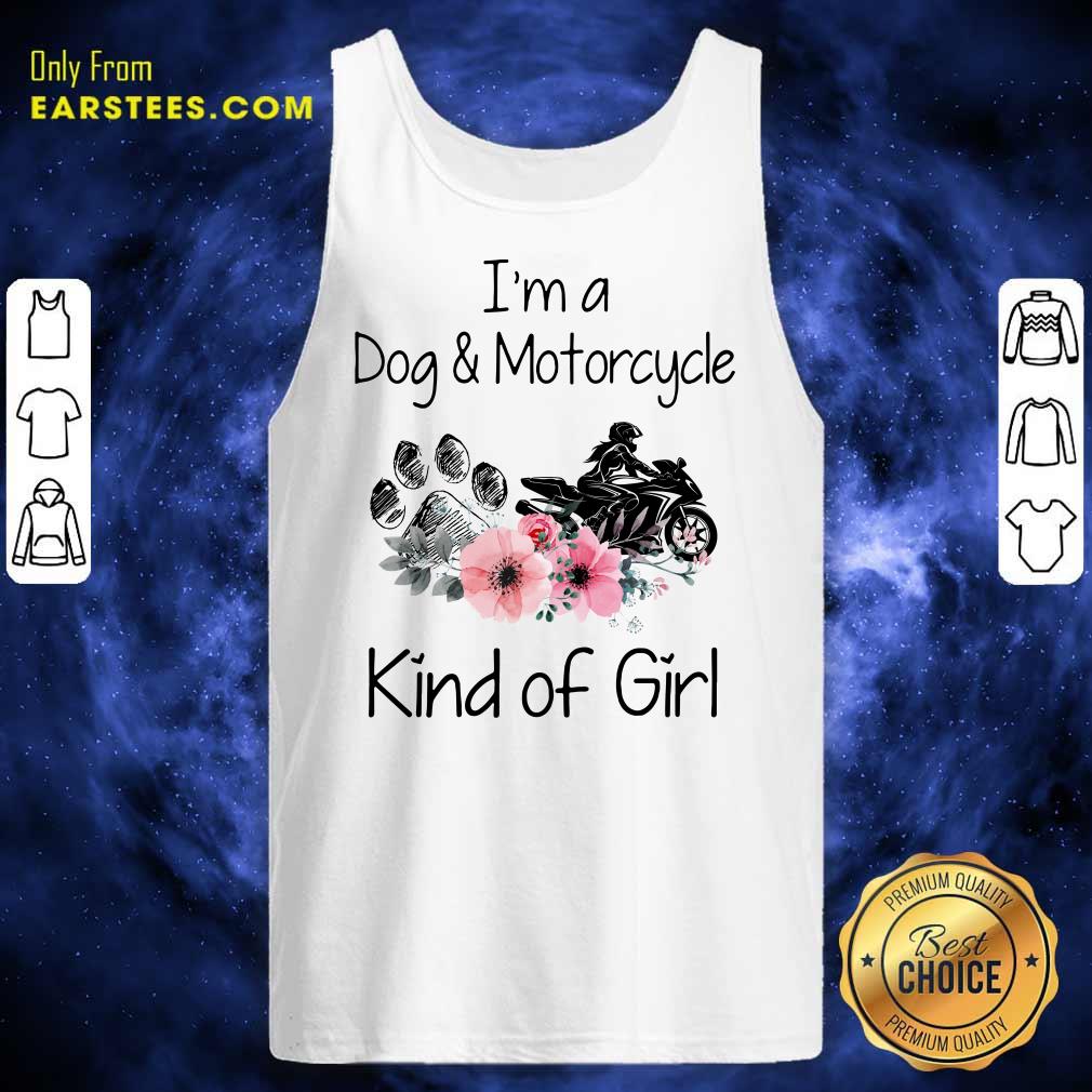 I'm A Dog And Motorcycle Flower Shirt