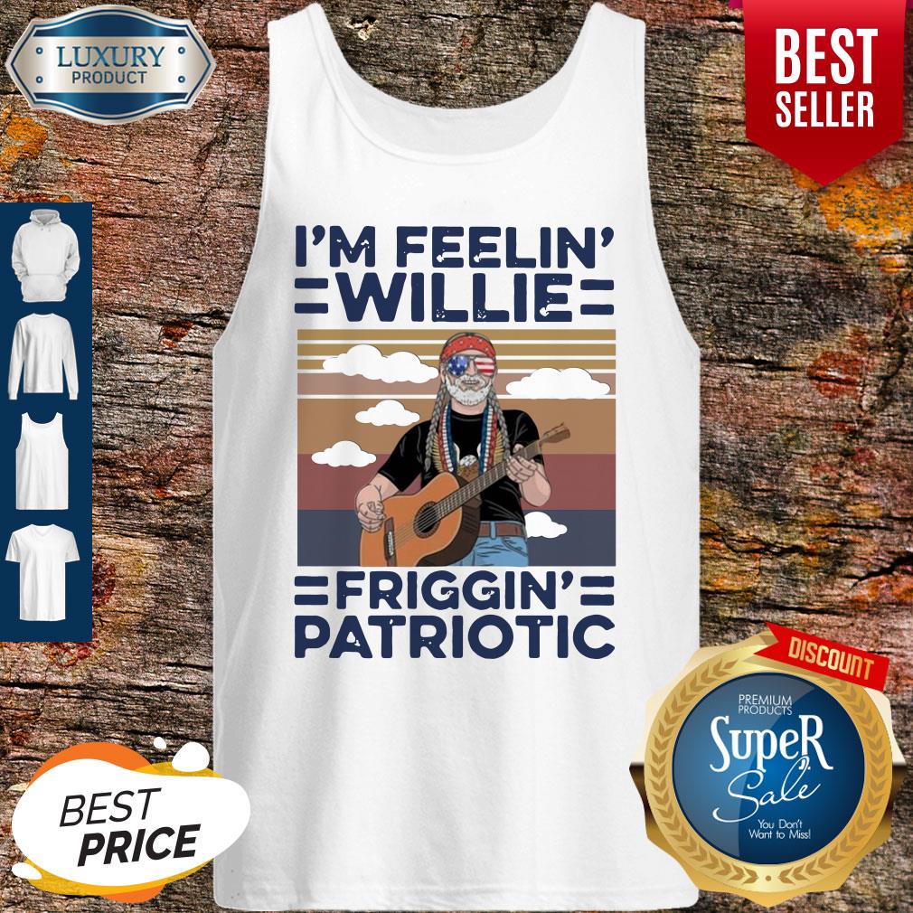 I'm Feelin' Willie Friggin' Patriotic Guitar Vintage Shirt