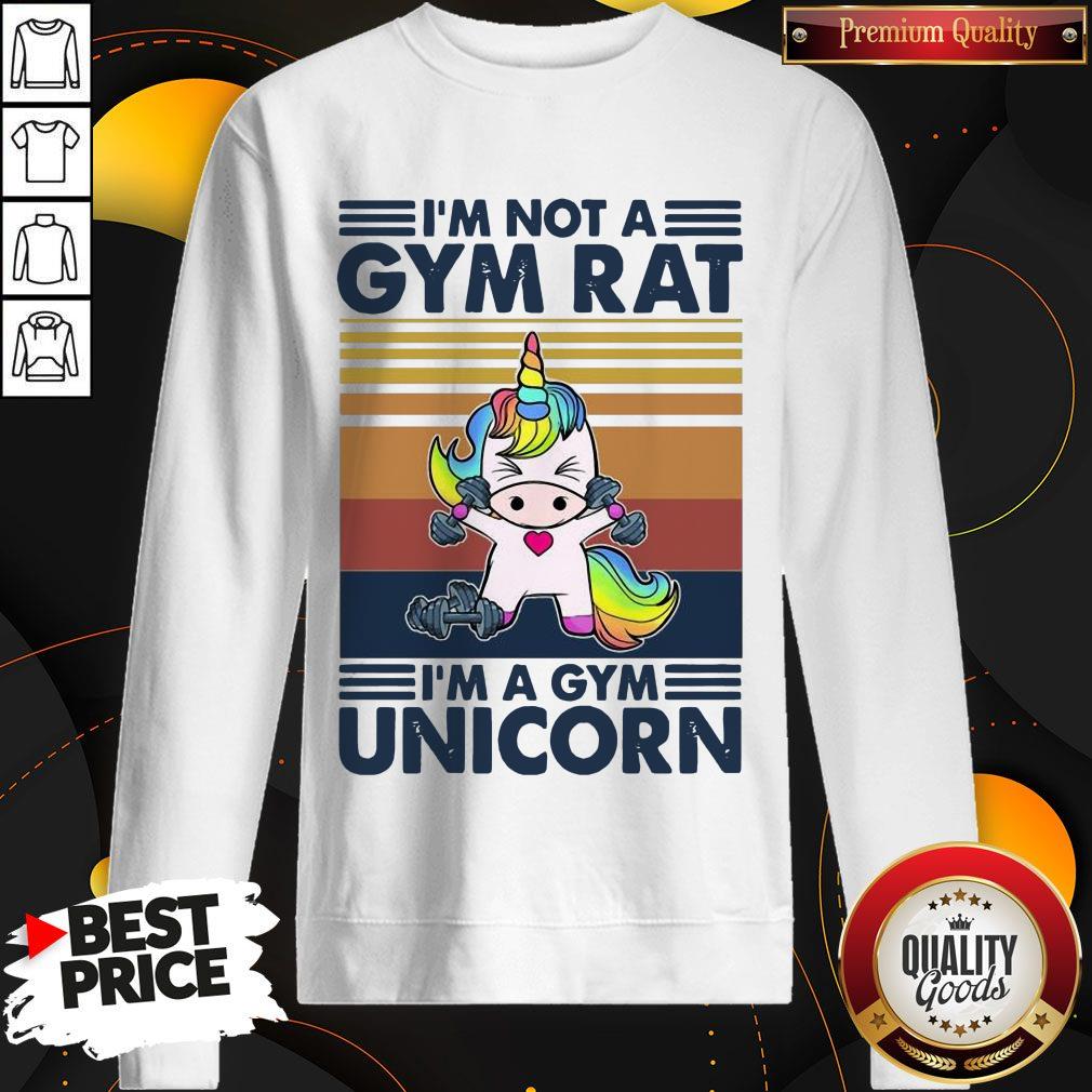I'm Not A Gym Rat I'm A Gym Unicorn Shirt