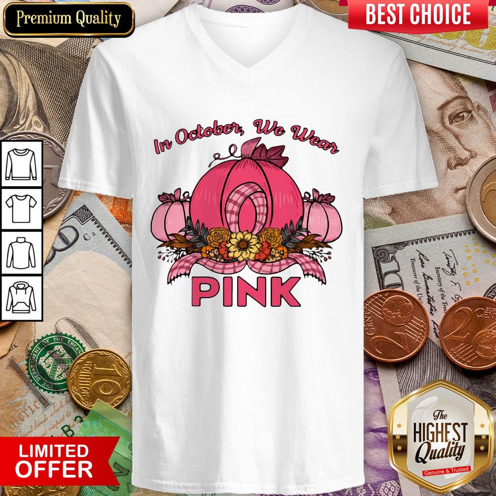 In October We Wear Pink Halloween Shirt