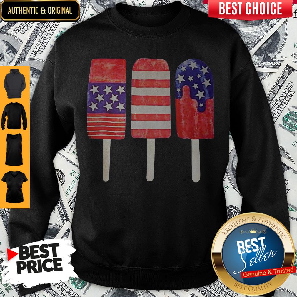Independence Day Ice Cream 4th July Party Patriotic US America Shirt