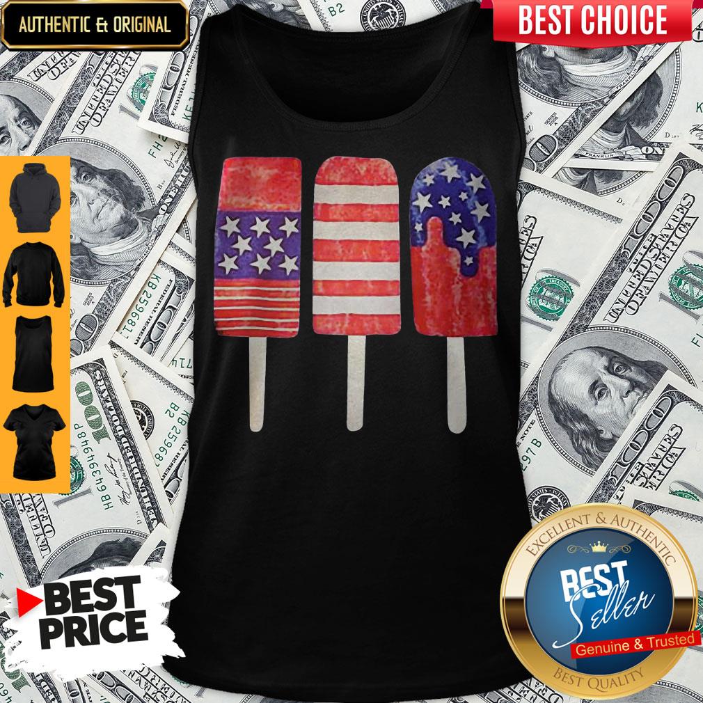 Independence Day Ice Cream 4th July Party Patriotic US America Shirt