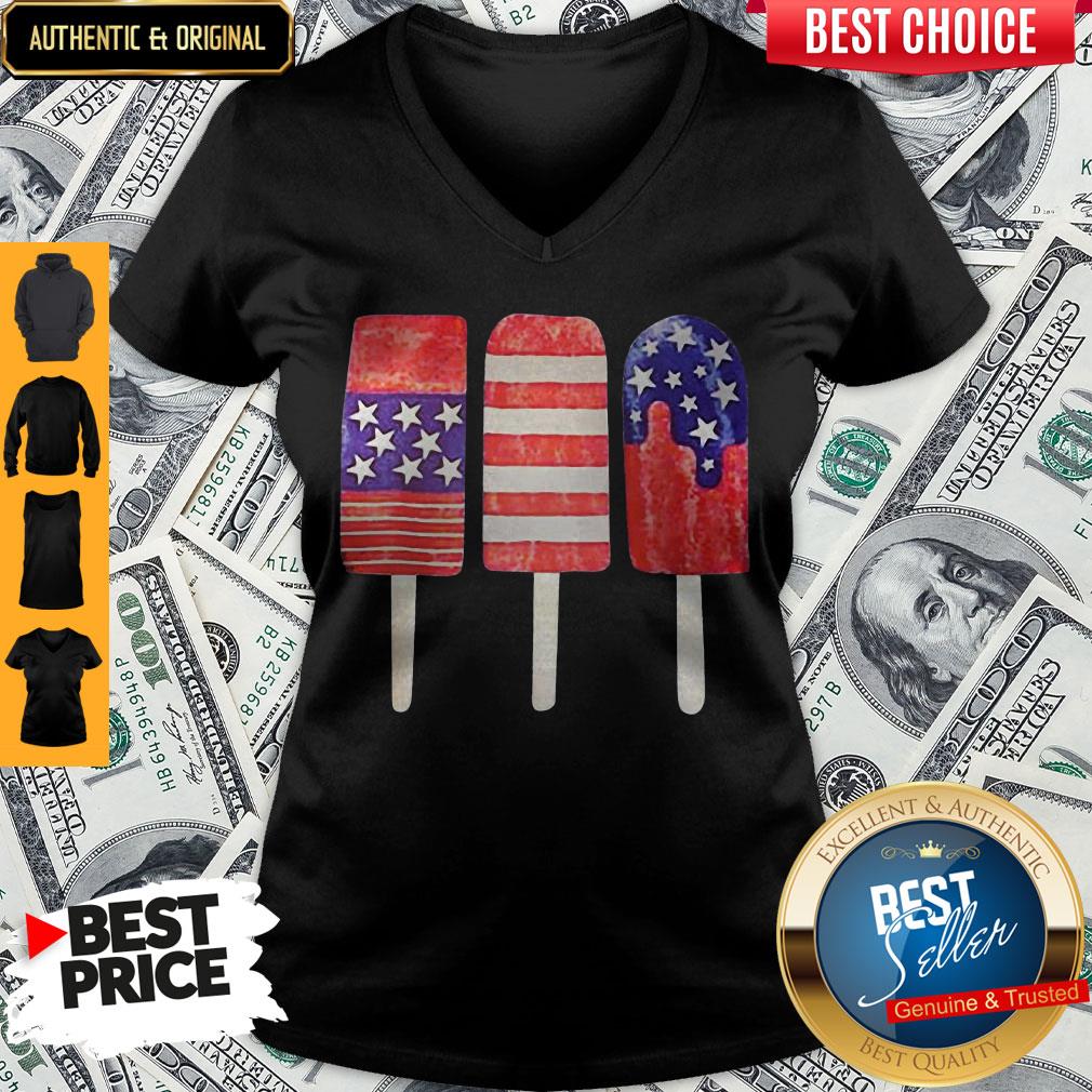 Independence Day Ice Cream 4th July Party Patriotic US America Shirt