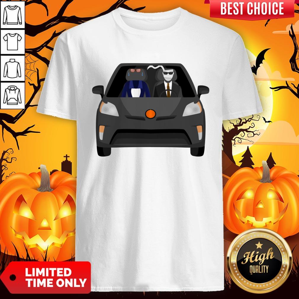 Invisible Man Family Drive In The Car Halloween Day Shirt