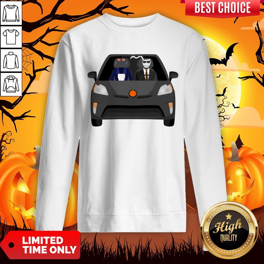 Invisible Man Family Drive In The Car Halloween Day Shirt