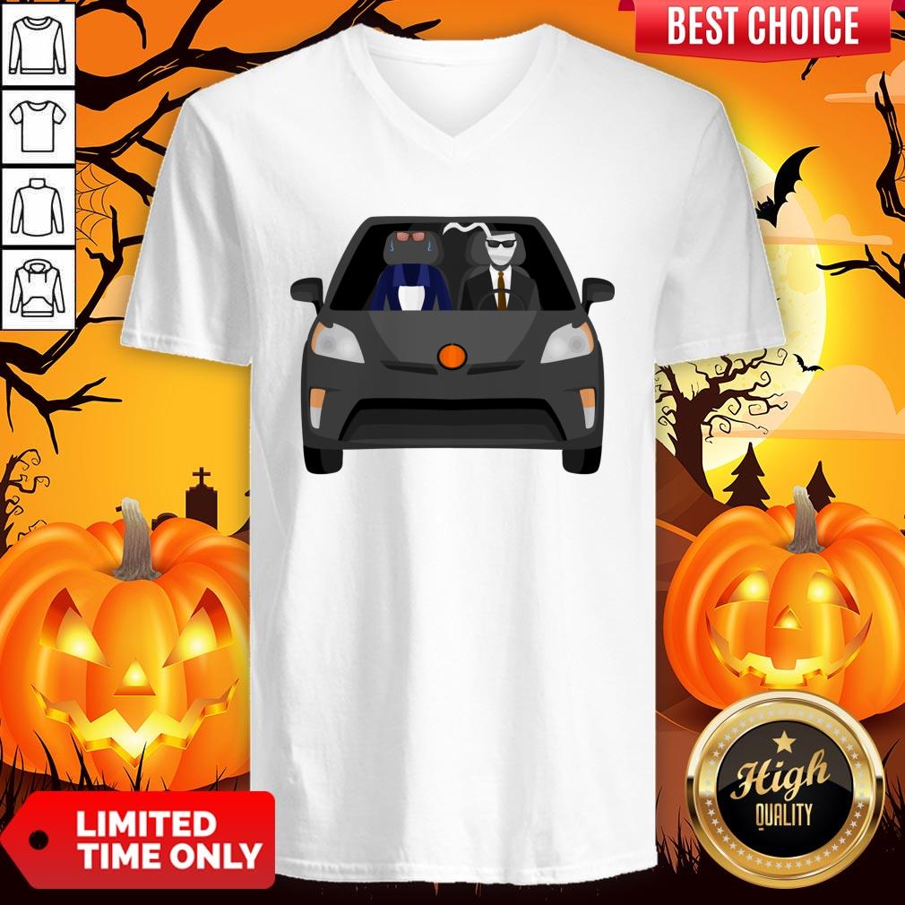 Invisible Man Family Drive In The Car Halloween Day Shirt