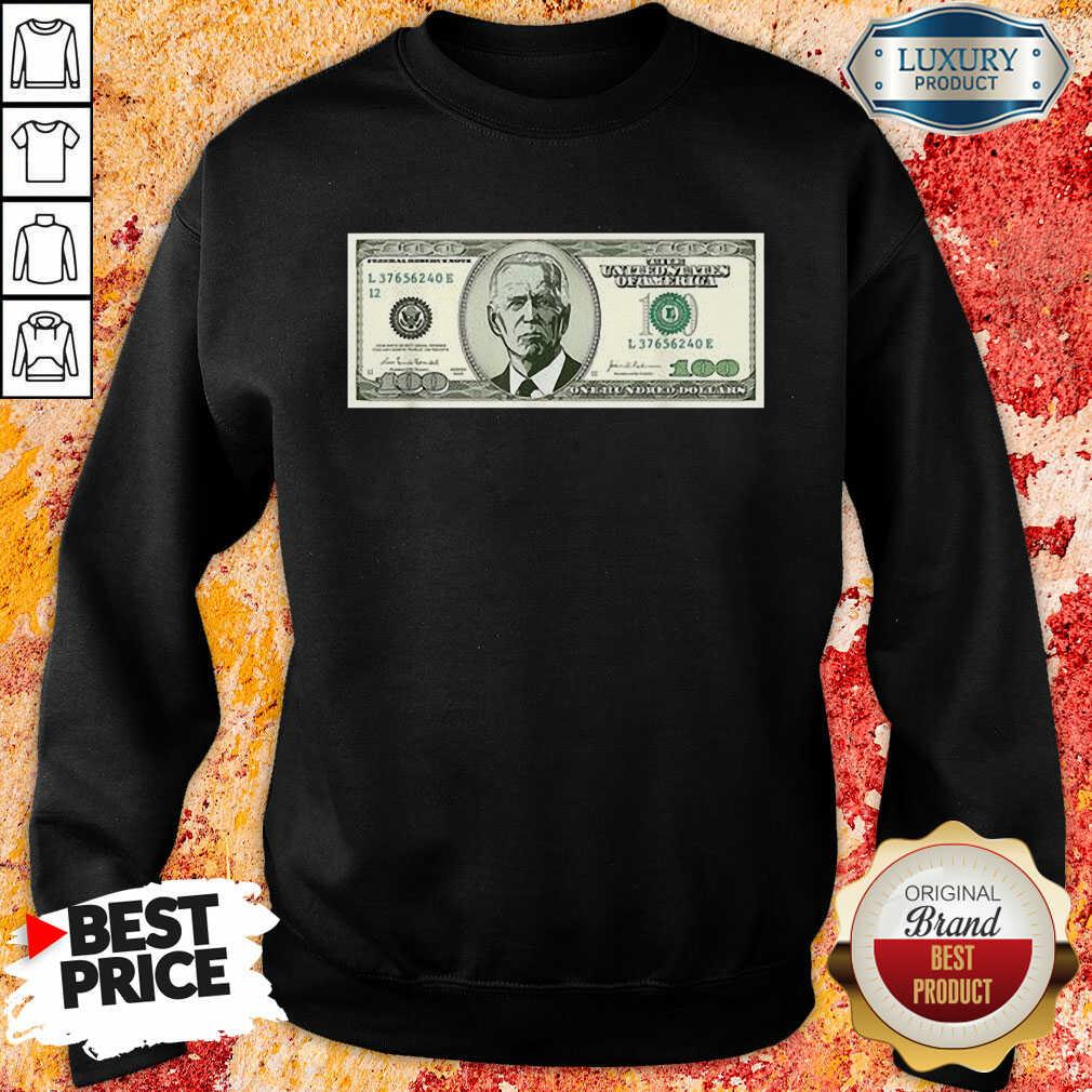 Irritated Joe Biden On A 100 Dollars Shirt