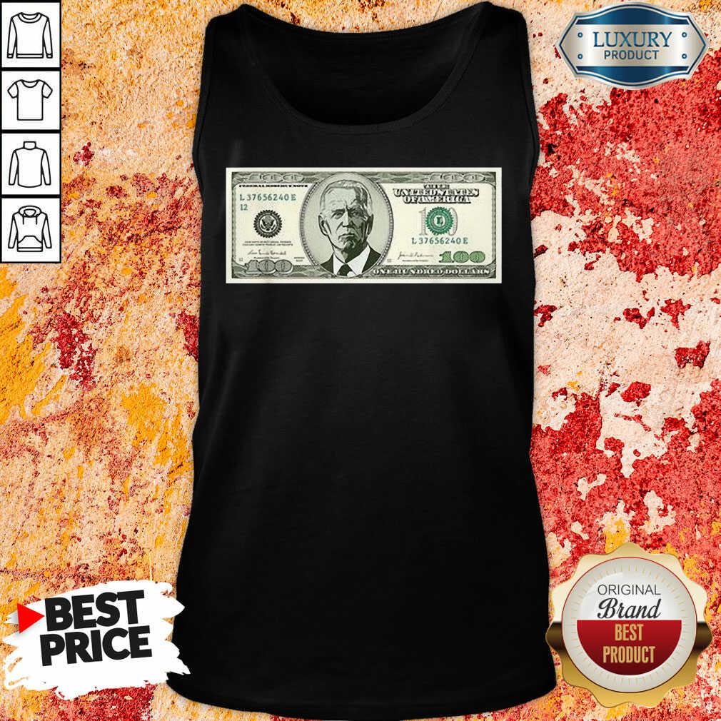 Irritated Joe Biden On A 100 Dollars Shirt