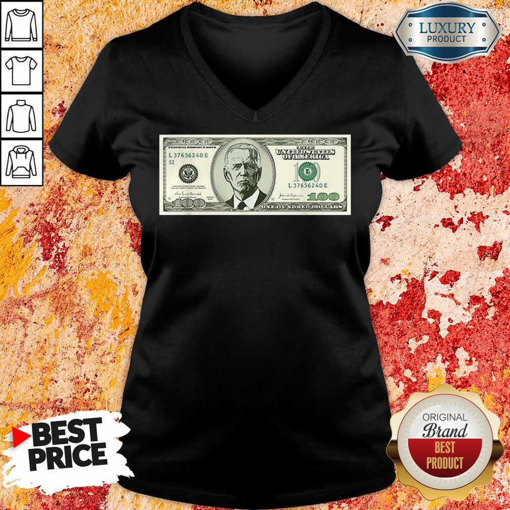 Irritated Joe Biden On A 100 Dollars Shirt