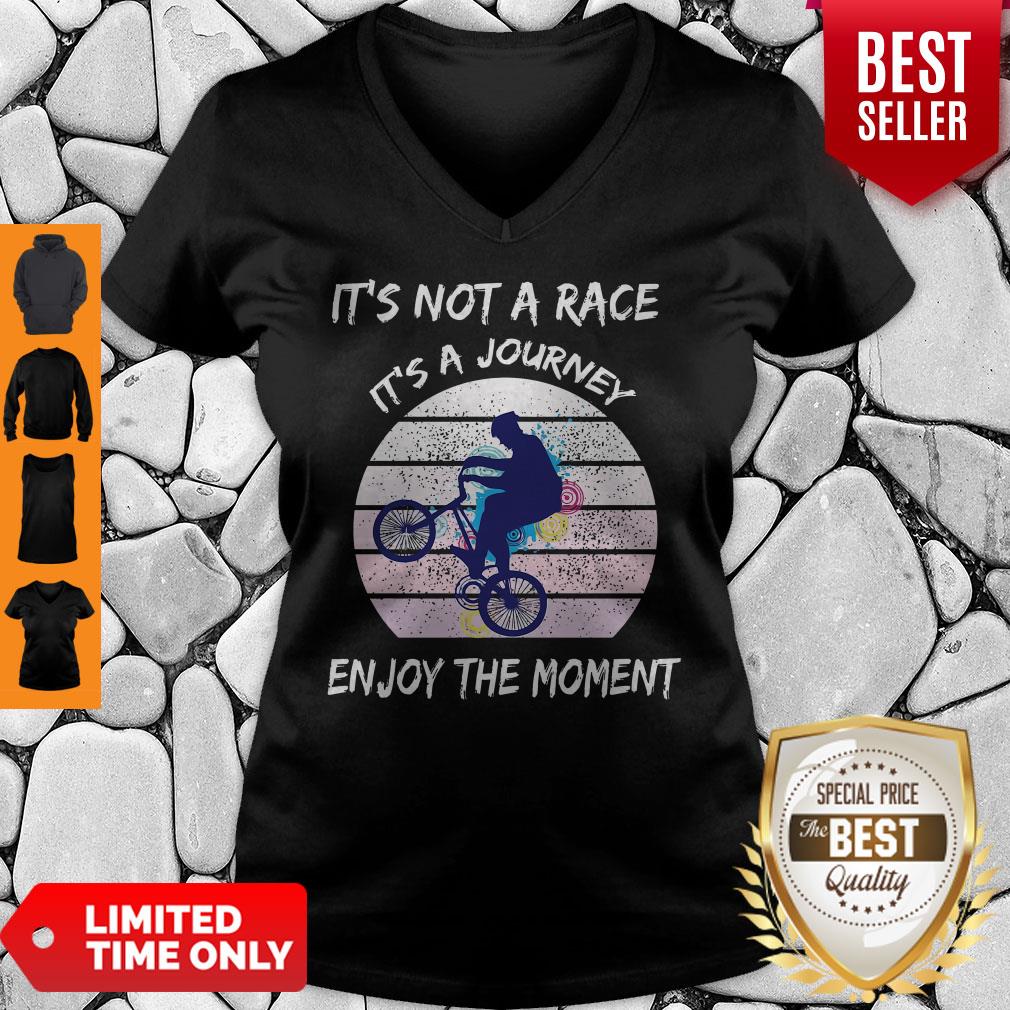 It’s Not A Race It’s A Journey Cycling Enjoy The Moment Shirt