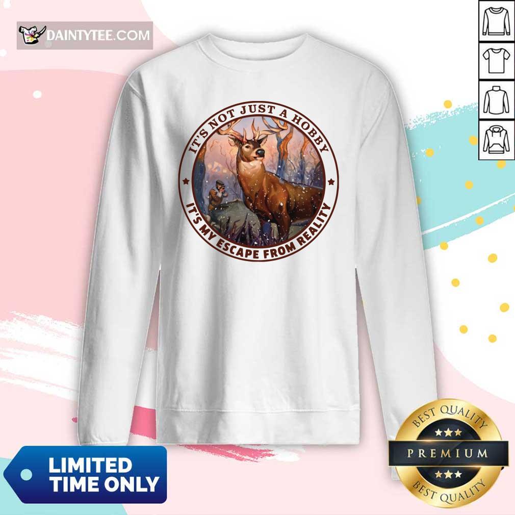 It's Not Just A Hobby It's My Escape From Reality Shirt