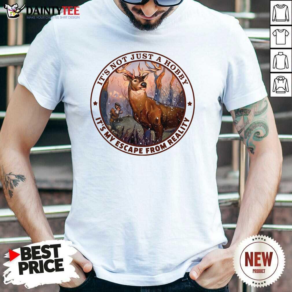It's Not Just A Hobby It's My Escape From Reality Shirt