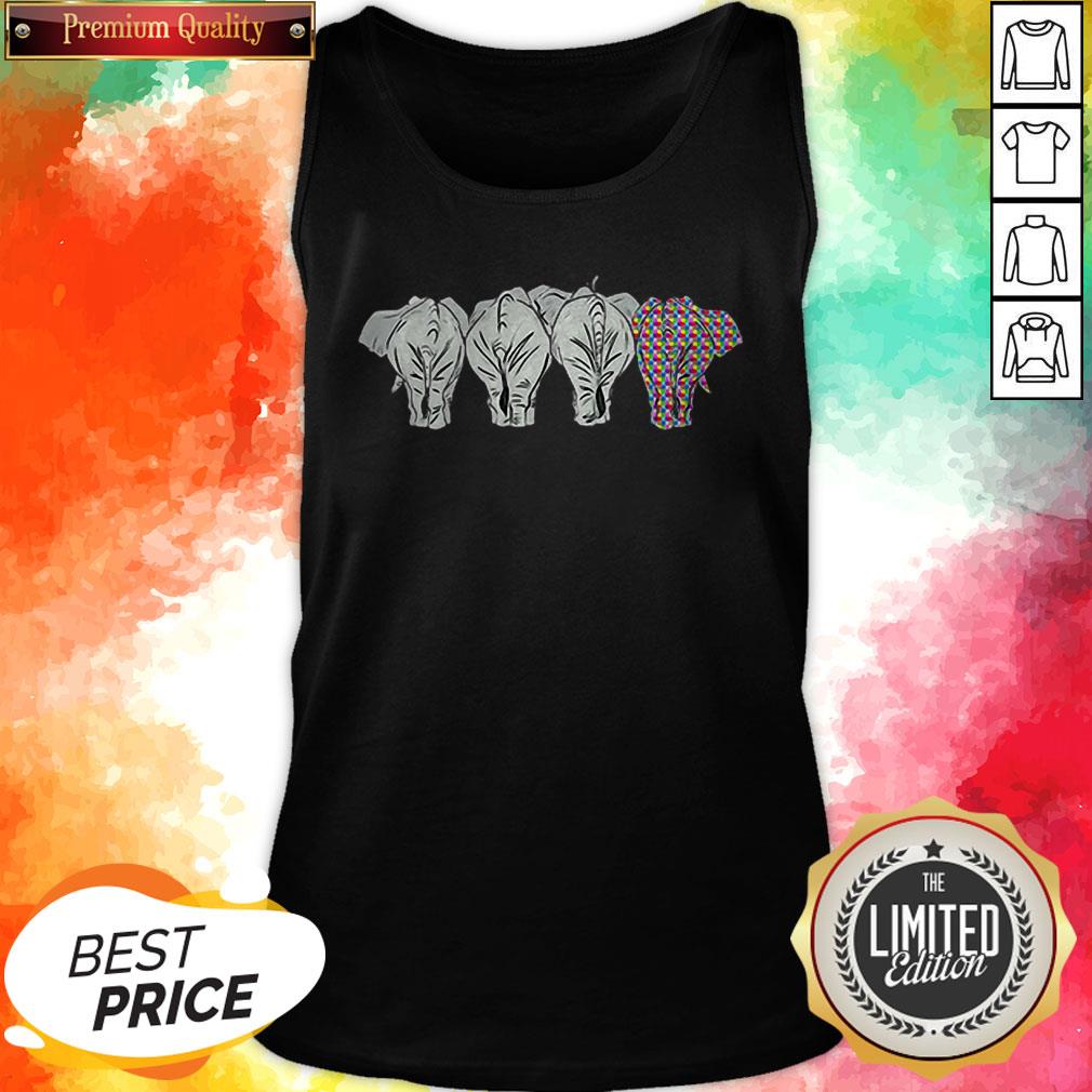 It’s Ok To Be A Little Different LGBT Elephant Pride Shirt