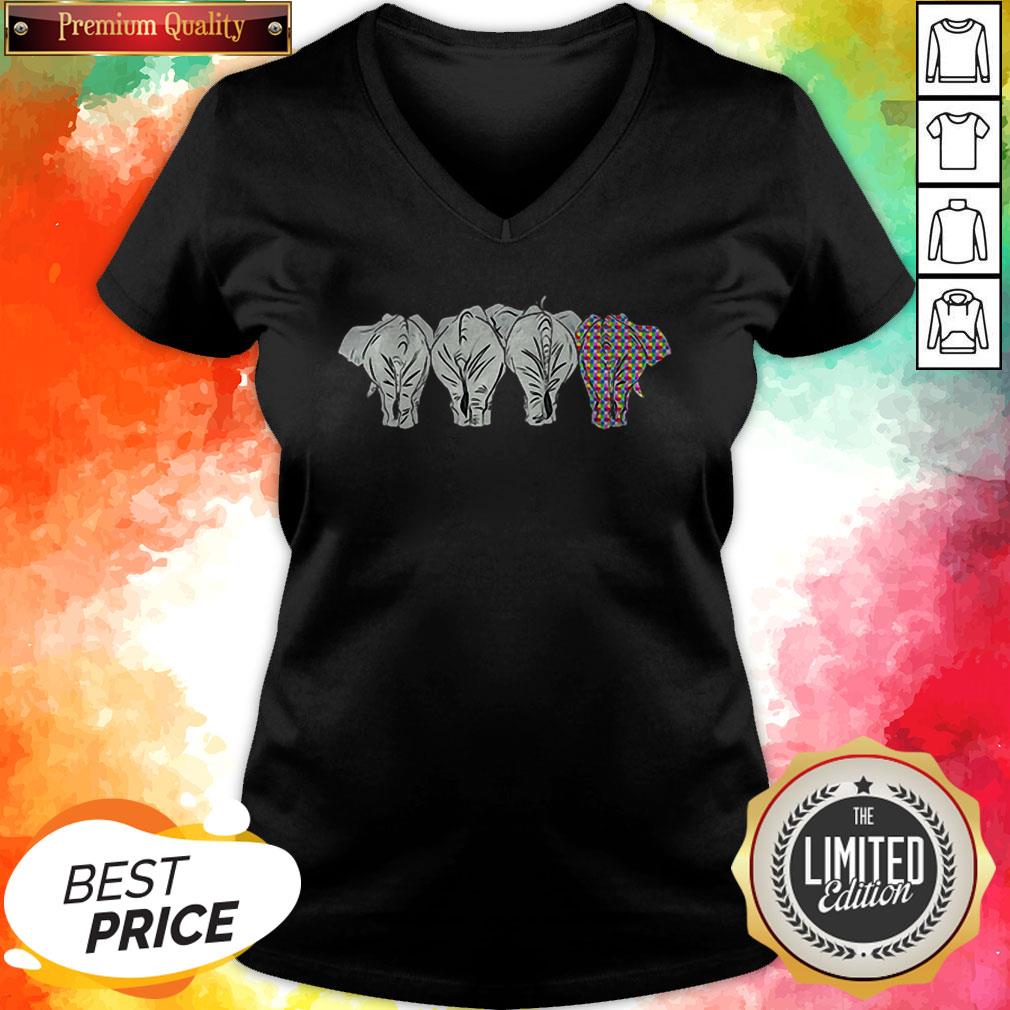 It’s Ok To Be A Little Different LGBT Elephant Pride Shirt