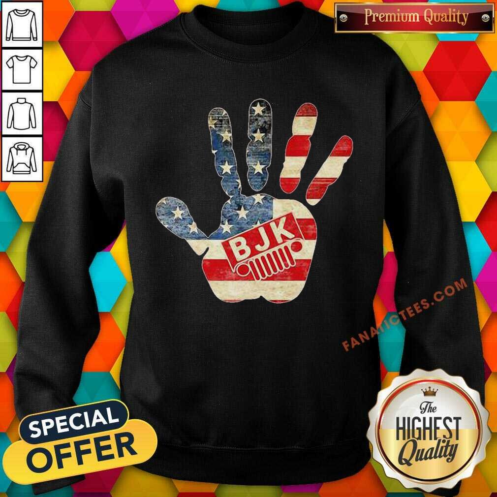 Jeep BJK Heart American Flag Shirt