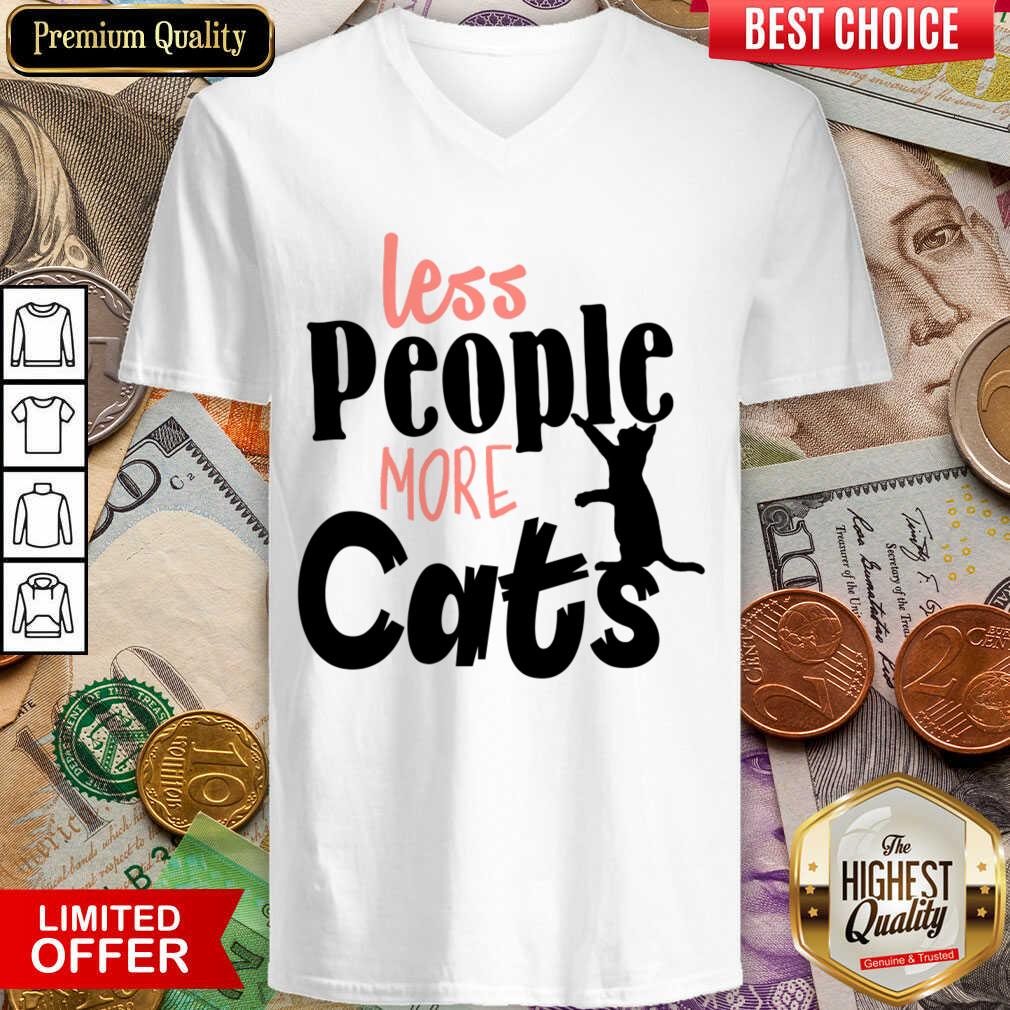 Less People More Cats Shirt