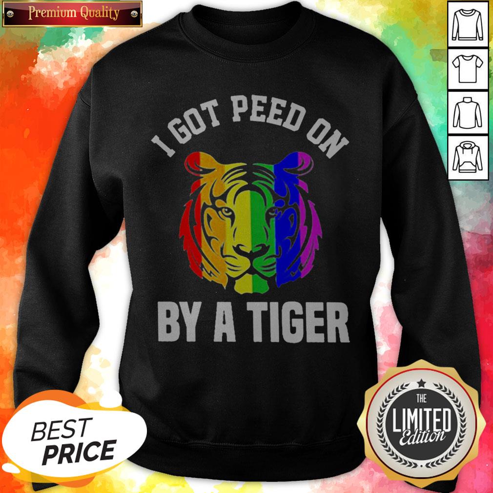 Joe ExoticI Got Peed On By A Tiger LGBT Pride Tee Shirt