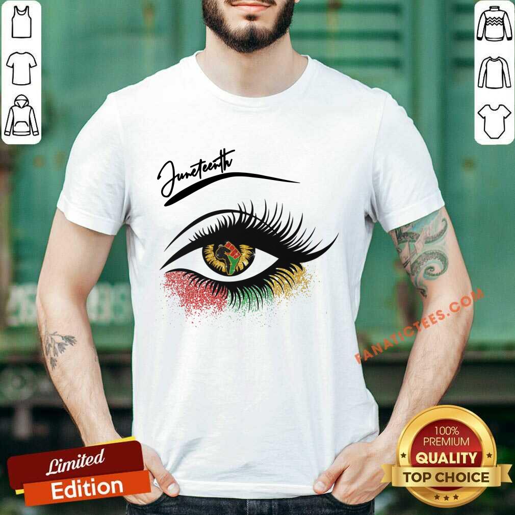 Juneteenth Eye African Ladies Shirt