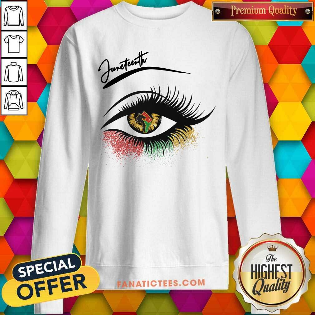 Juneteenth Eye African Ladies Shirt