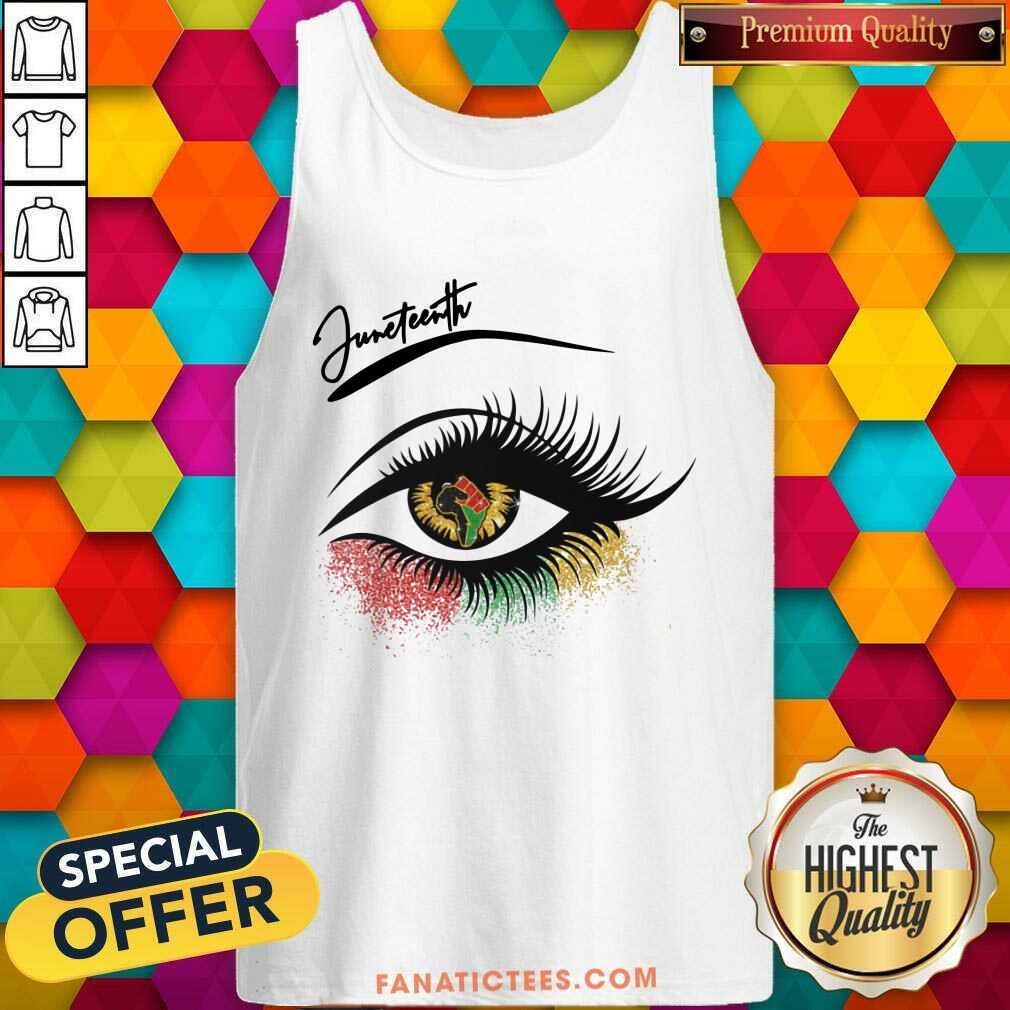 Juneteenth Eye African Ladies Shirt
