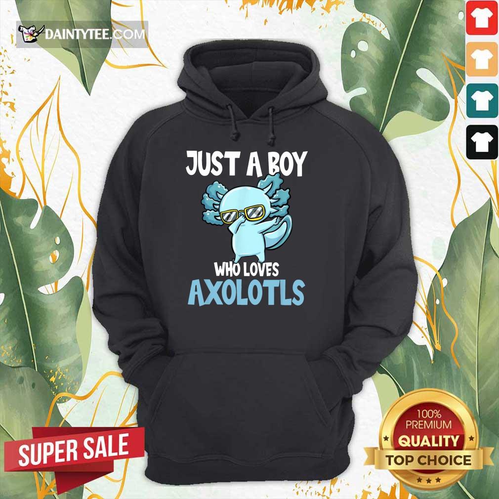 Just A Boy Axolotls Kawaii Shirt