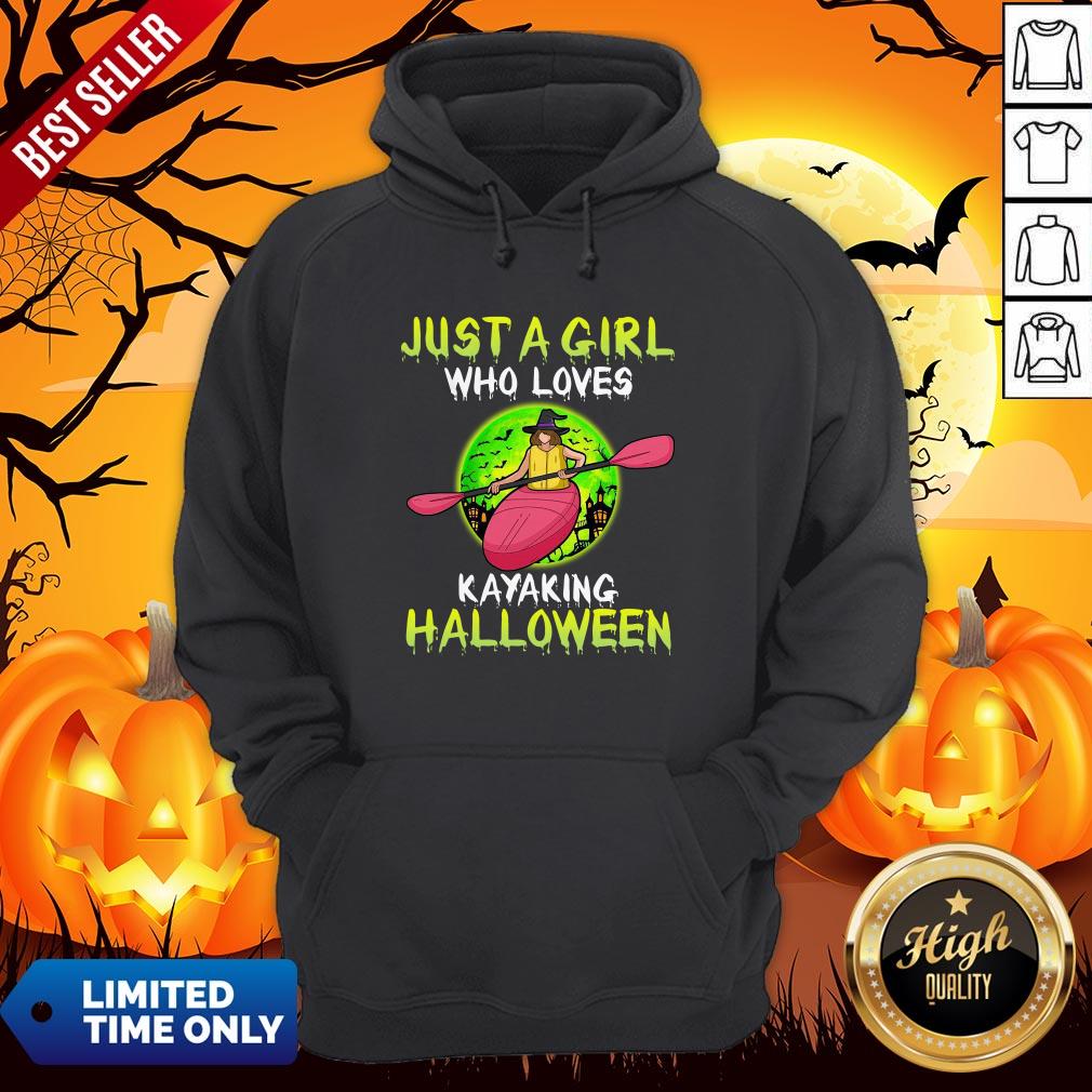 Just A Girl Who Loves Kayaking Halloween Shirt