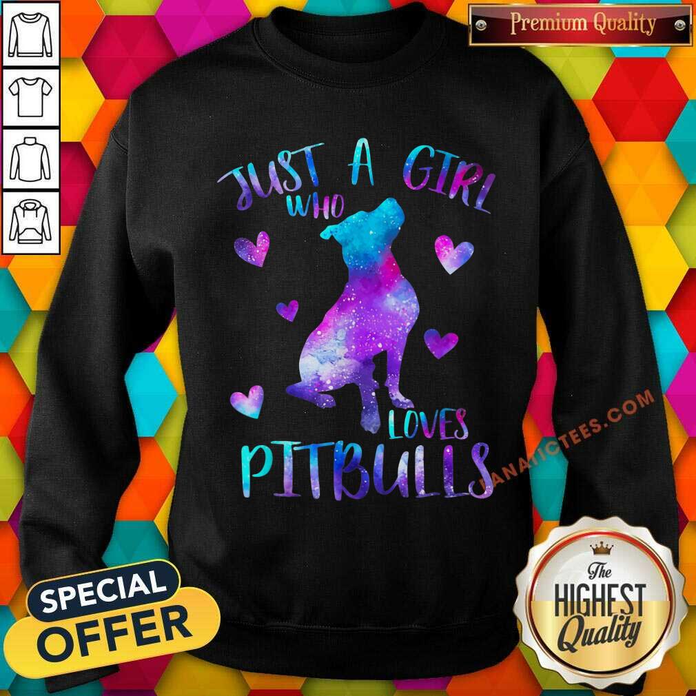 Just A Girl Who Loves Pitbulls Shirt