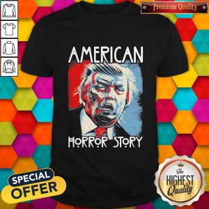 Funny Sarcastic Humor American Horror Story Halloween Zombie Trump 2020 Election Day Short-Sleeve Unisex T-Shirt