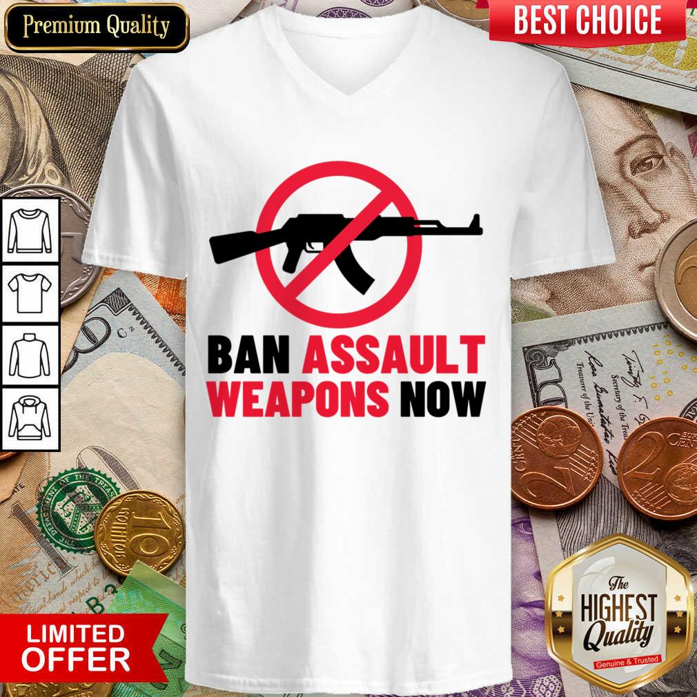 Ban Assault Weapons Now Gun Shirt