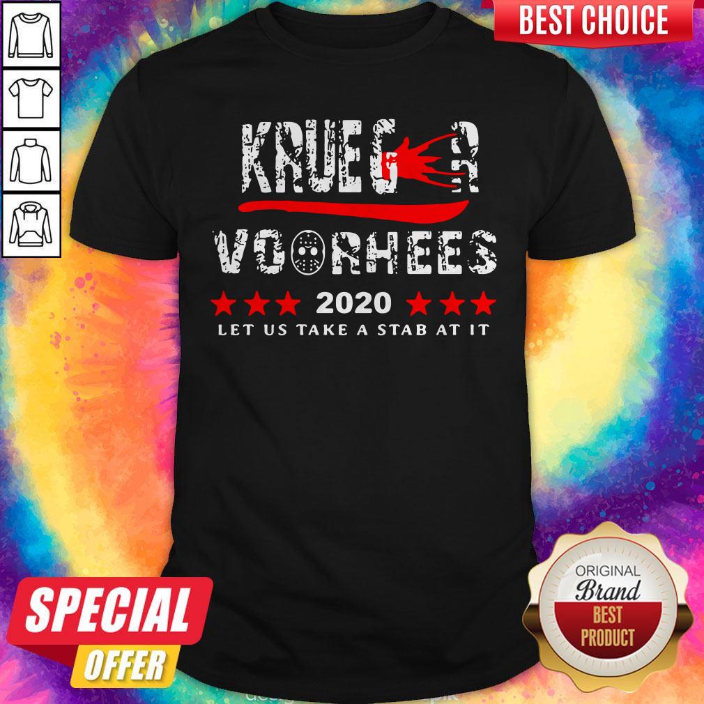 Krueger Voorhees 2020 Let Us Take A Stab At It Shirt