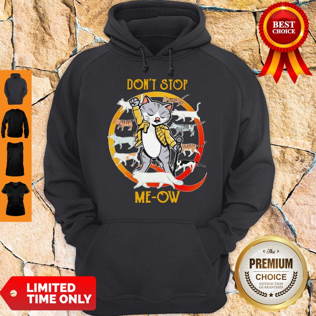 Premium Freddie Mercury And Cats Don't Stop Meow Shirt