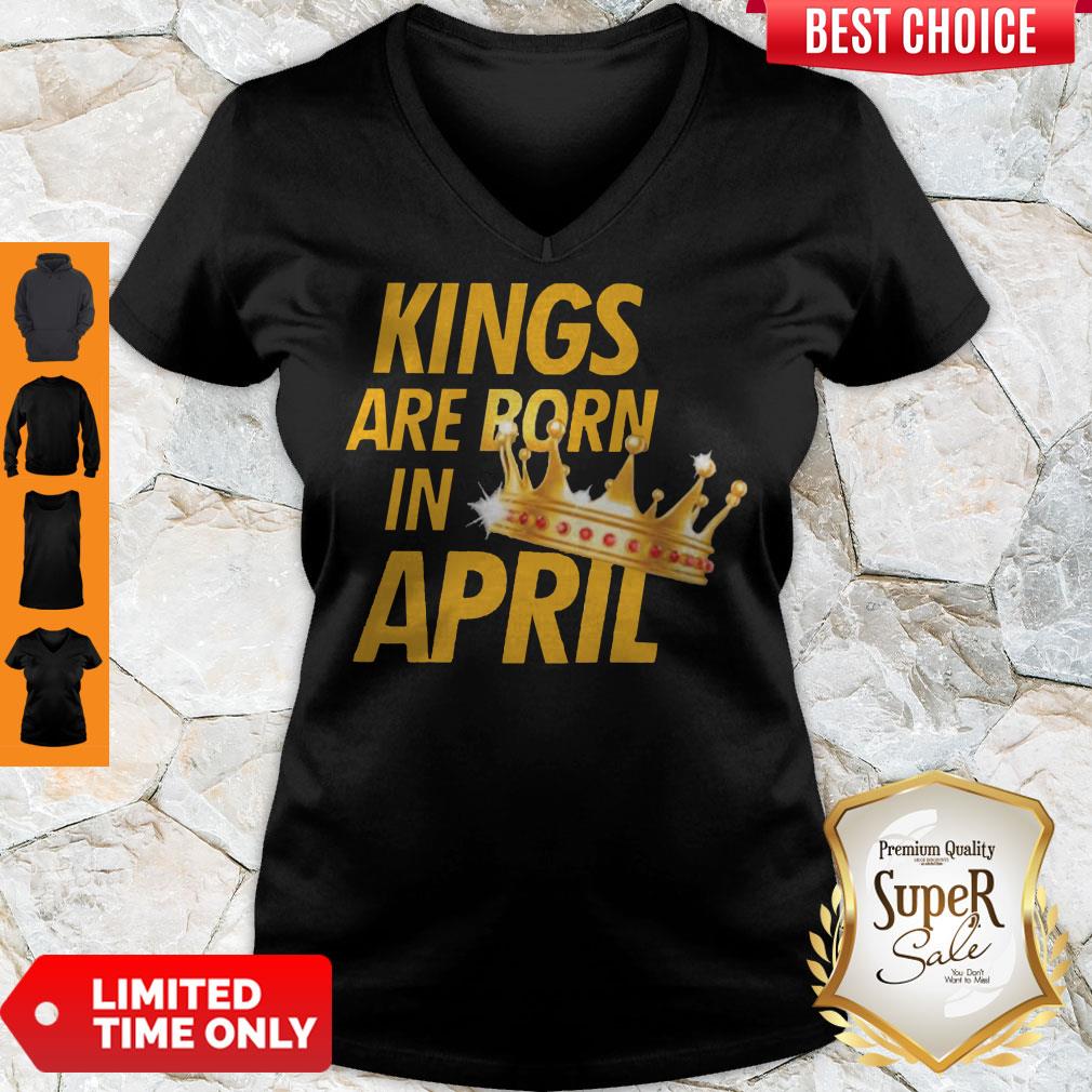 Premium Kings Are Born In April Shirt