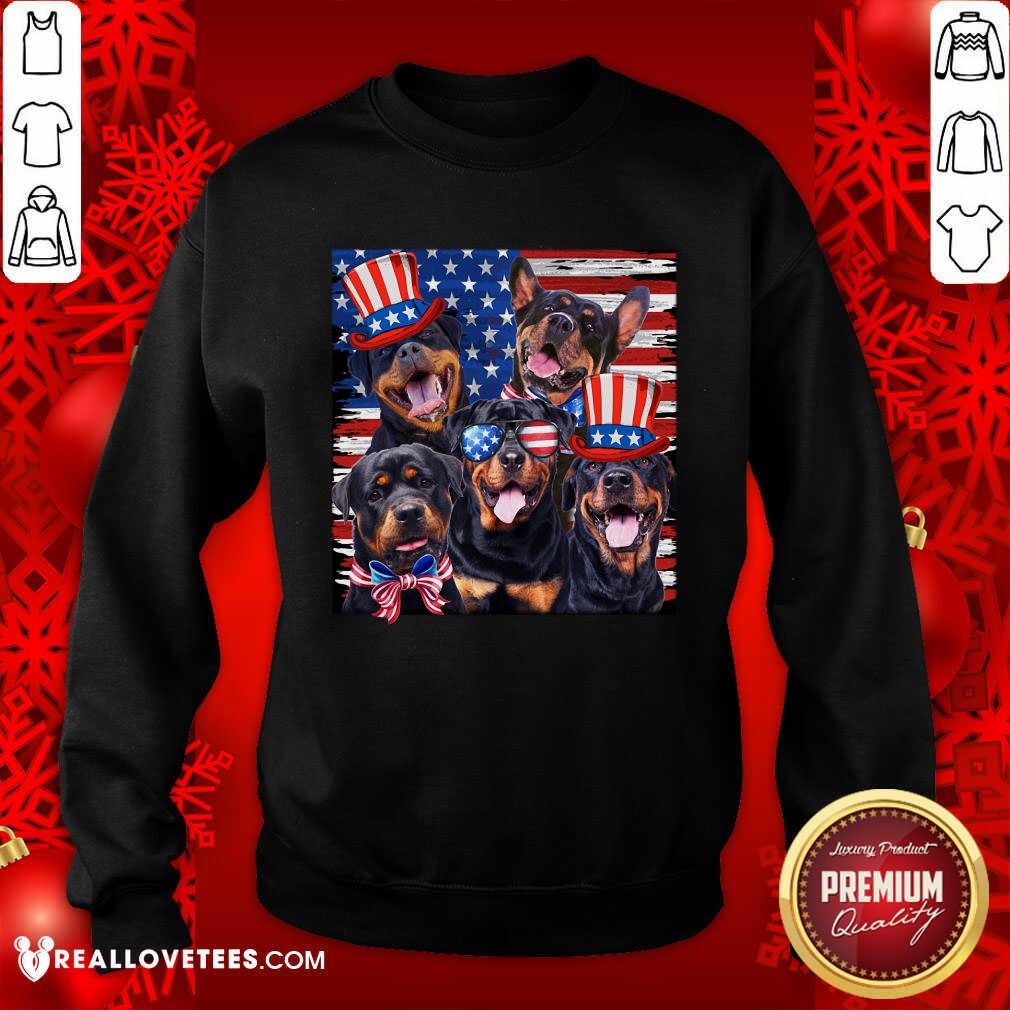 Labrador Black Dog 4th Of July USA Flag Shirt