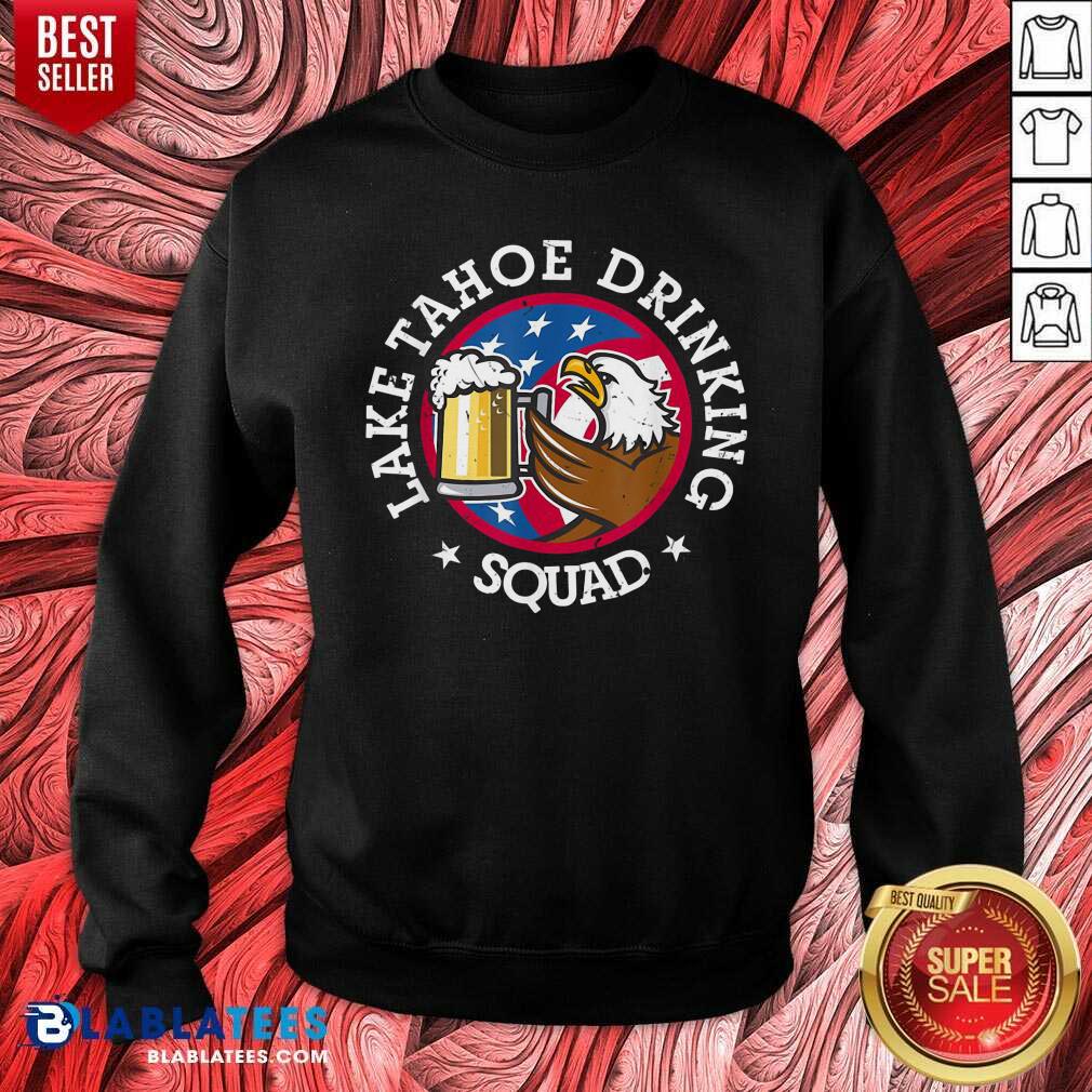 Lake Tahoe Drinking Squad July 4th Party Costume Beer Lovers 2021 Shirt