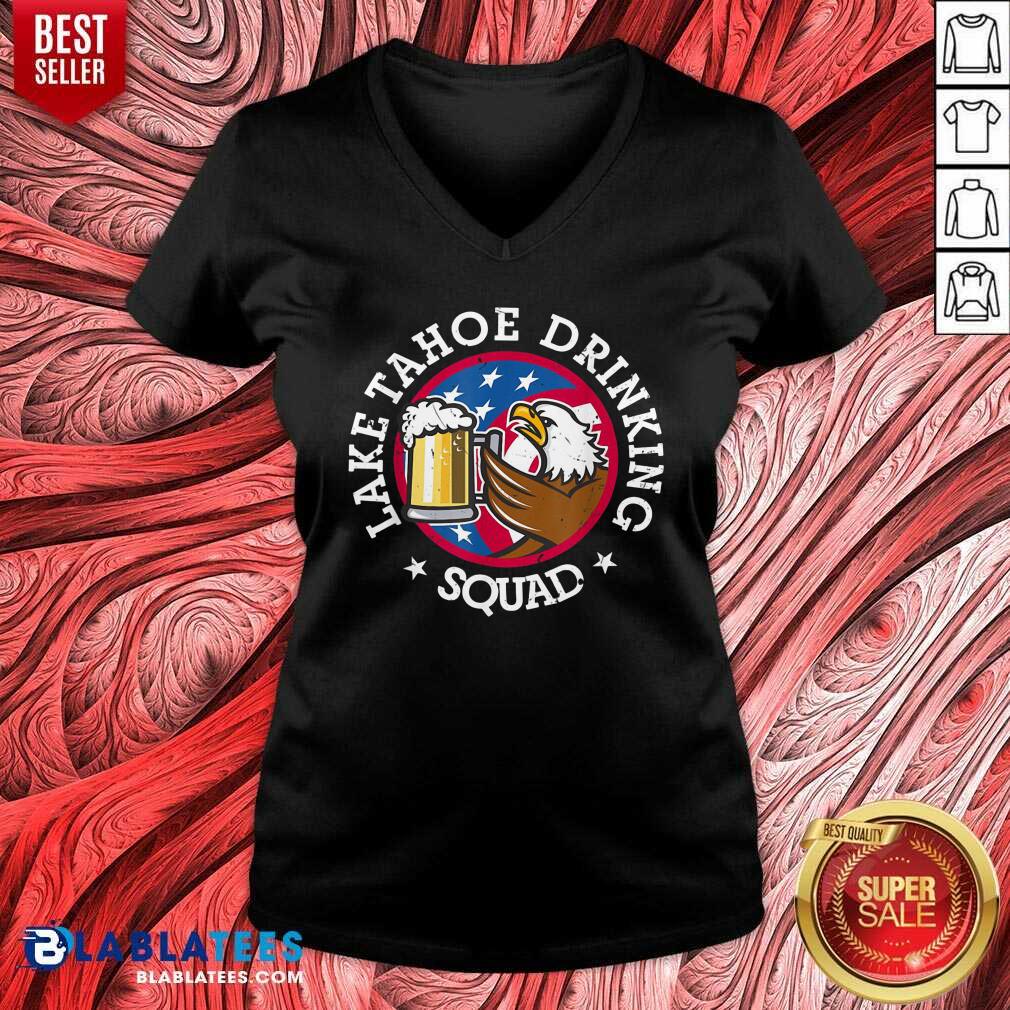 Lake Tahoe Drinking Squad July 4th Party Costume Beer Lovers 2021 Shirt