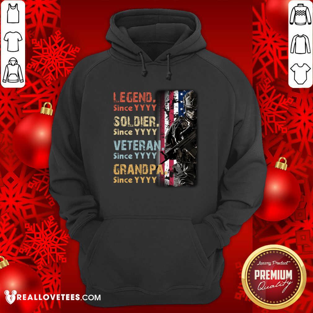 Legend Soldier Veteran Grandpa Shirt