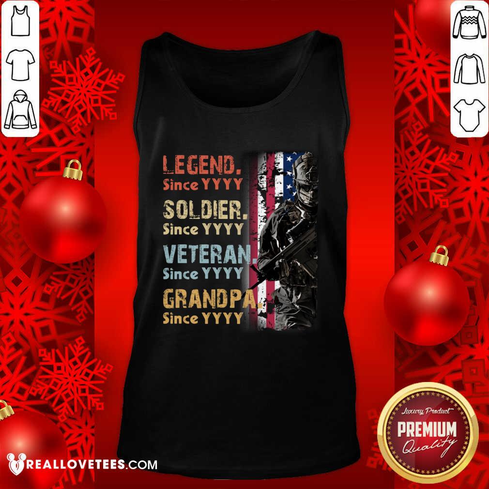 Legend Soldier Veteran Grandpa Shirt