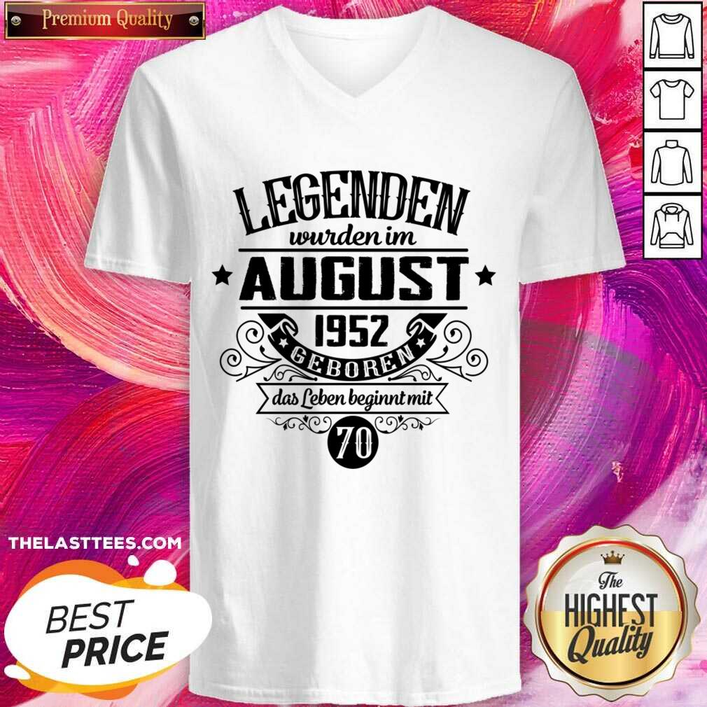 Legenden Wurden Im August 1952 Geboren Shirt