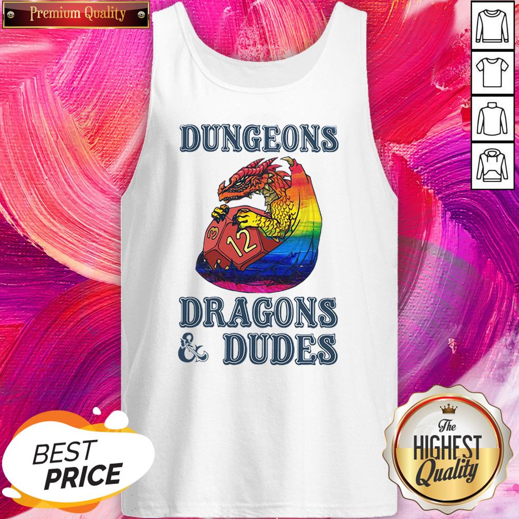 LGBT Dungeons Dragons Dudes Perfect Top Official Nice Shirt