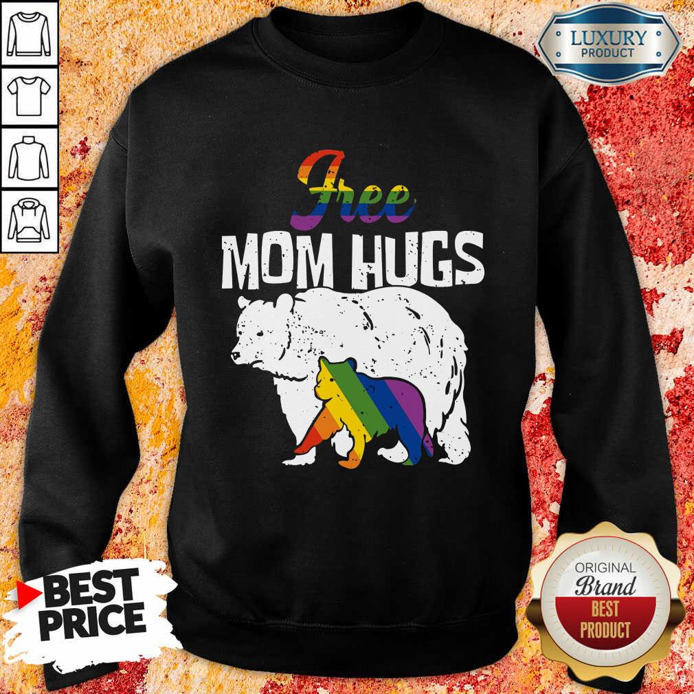 LGBT Free Mom Hugs Bear Shirt
