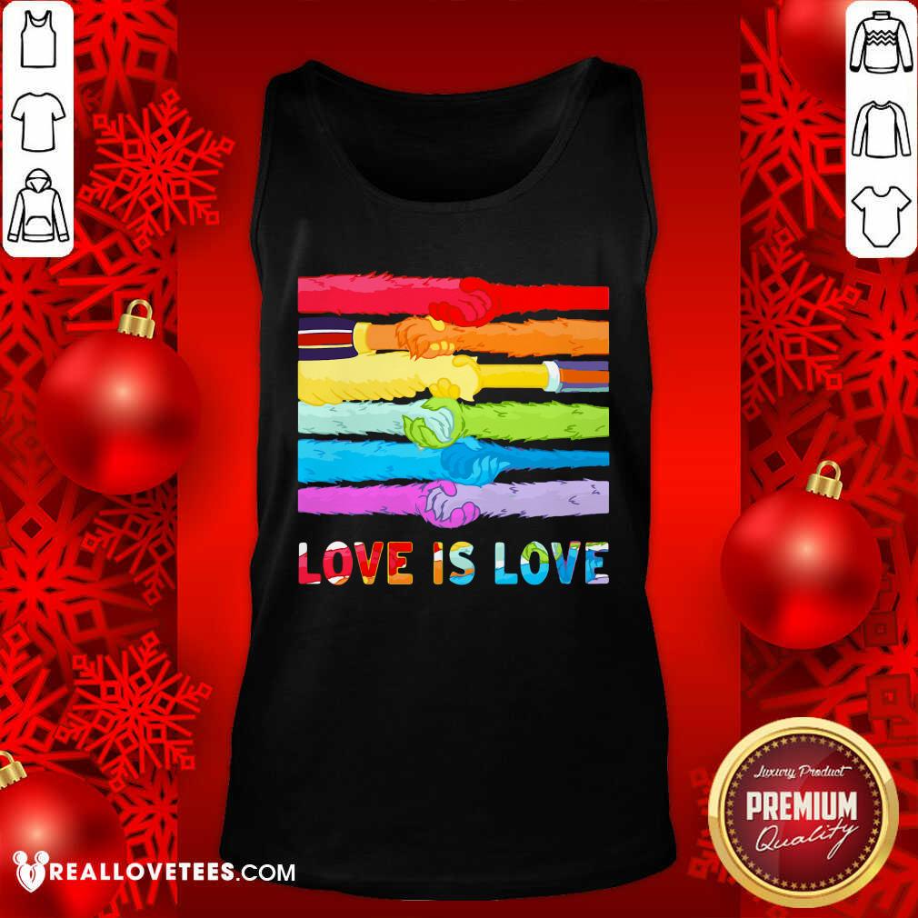 LGBT Hand Love Is Love Shirt