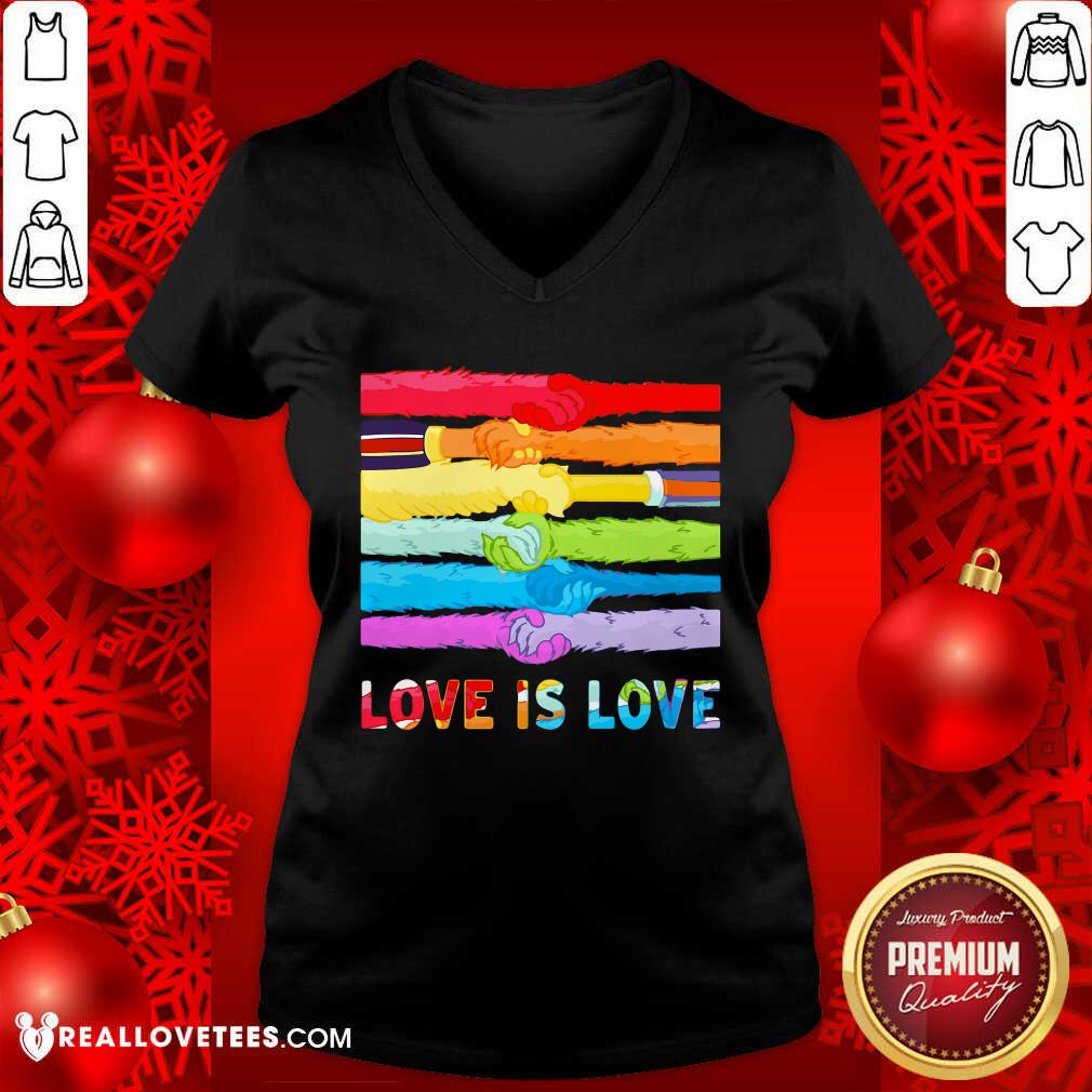 LGBT Hand Love Is Love Shirt